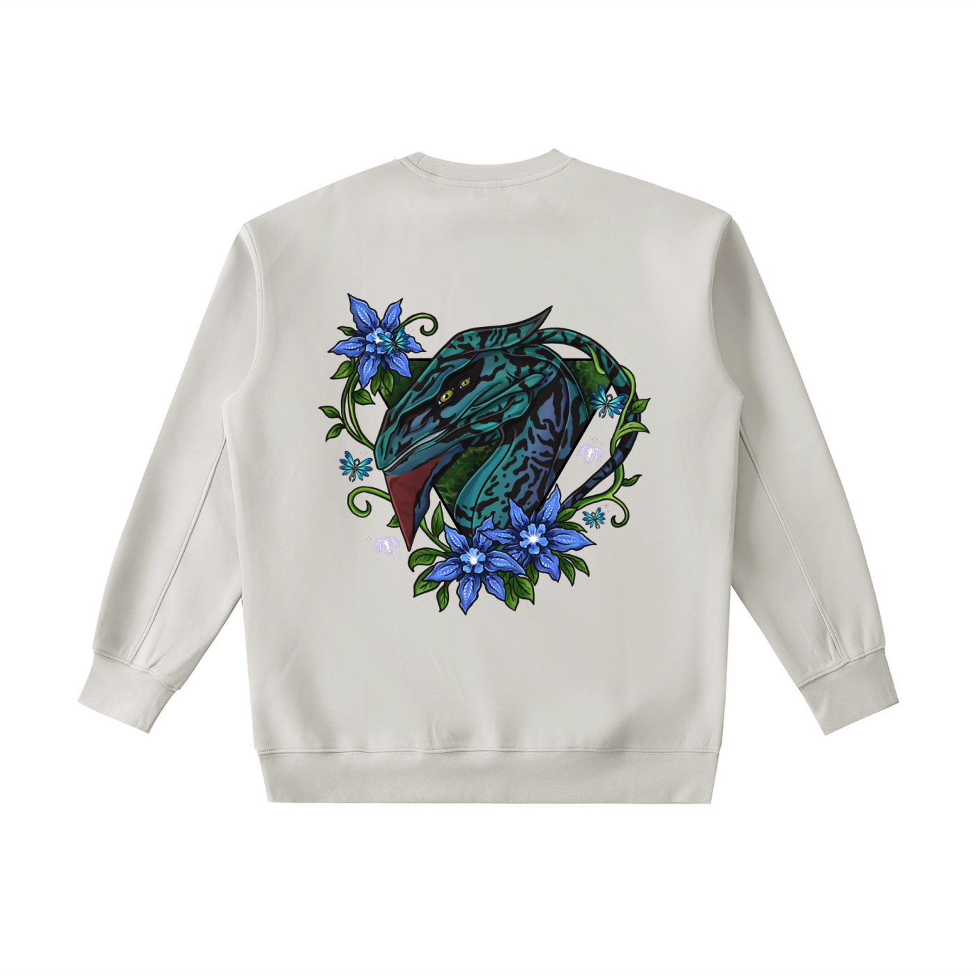 Spirit of the banshee - ( Blue ) Essential Heavyweight Crewneck Sweatshirt