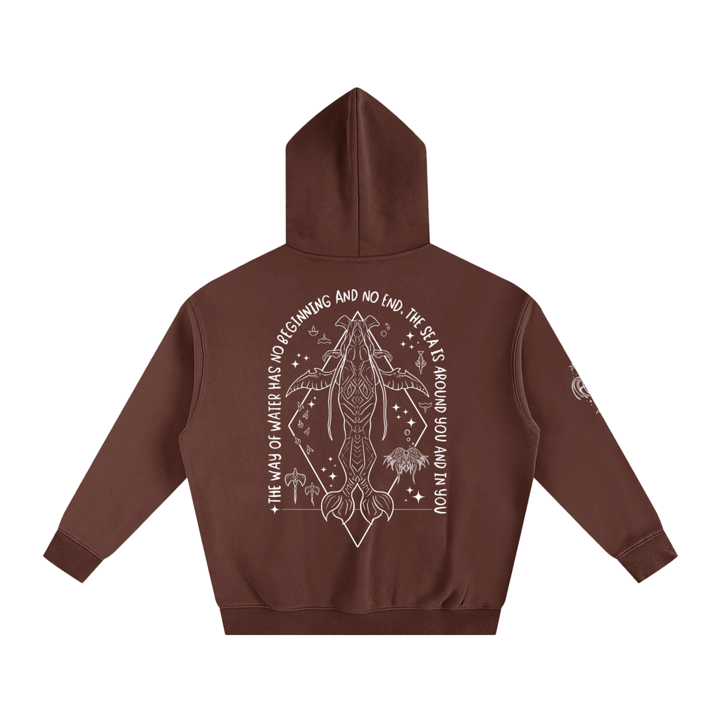 Spirit Sibling - Darker Colours ) Oversized Fleece Hoodie