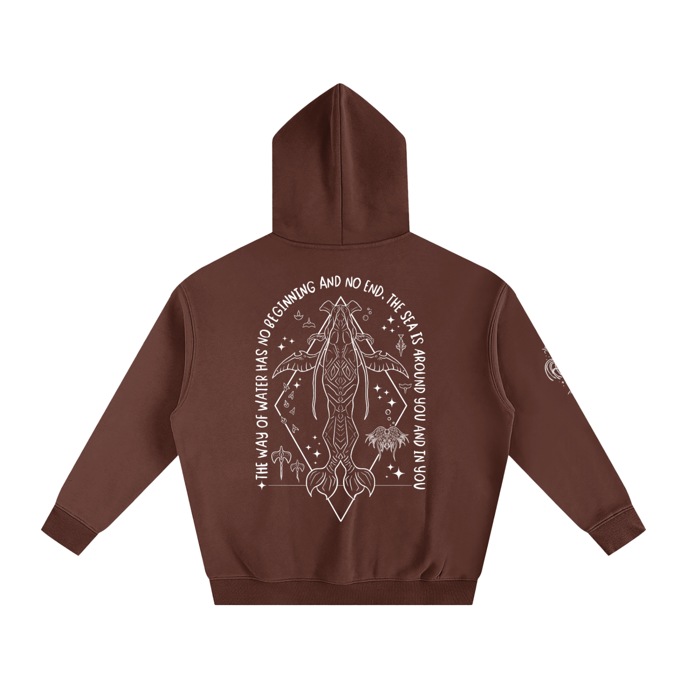 Spirit Sibling - Darker Colours ) Oversized Fleece Hoodie