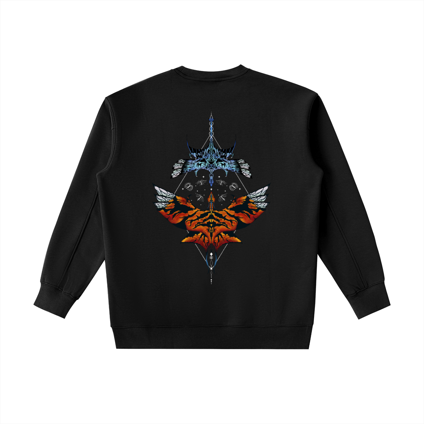 Aerial Convergence - ( lighter Design) Essential Heavyweight Crewneck Sweatshirt