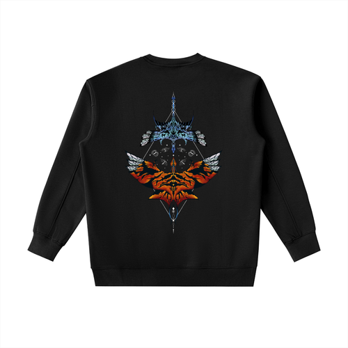 Aerial Convergence - ( lighter Design) Essential Heavyweight Crewneck Sweatshirt