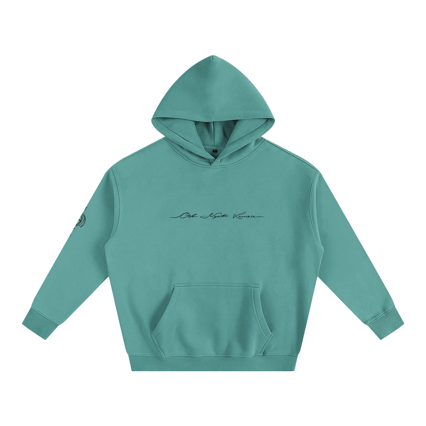Echo Of The First Beast (BLACK&WHITE) - Lighter Colours ) Oversized Fleece Hoodie