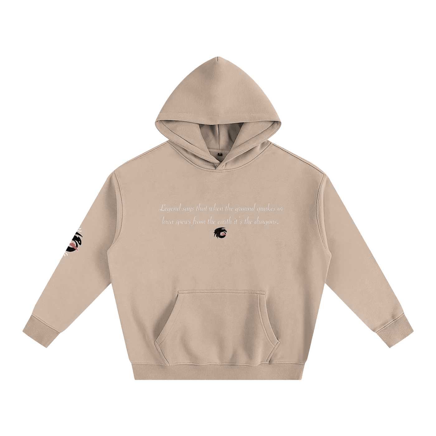 Midnight Bond - Oversize Fleeced Hoodie