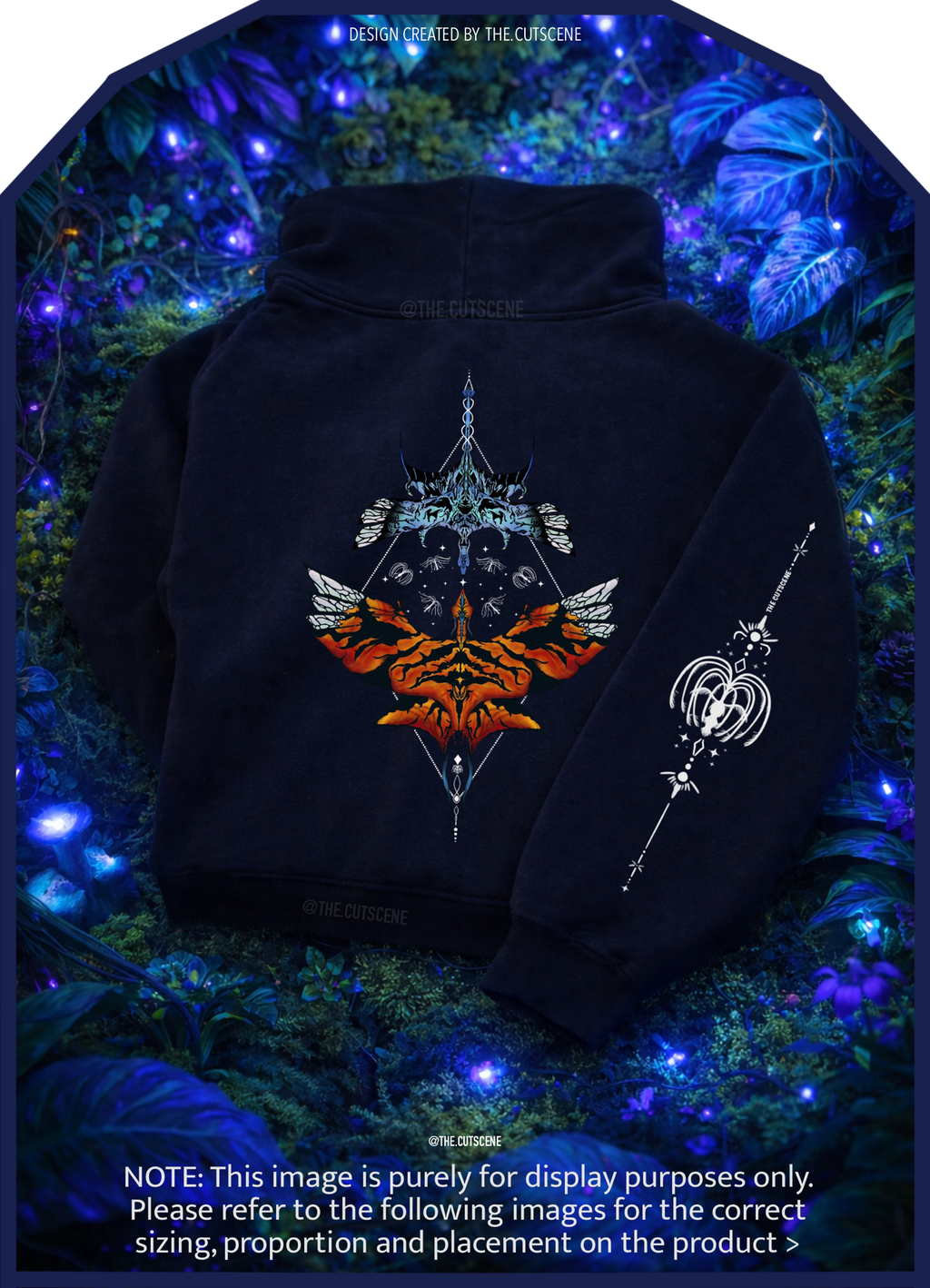 Aerial Convergence - darker colours ) Oversized Fleece Hoodie
