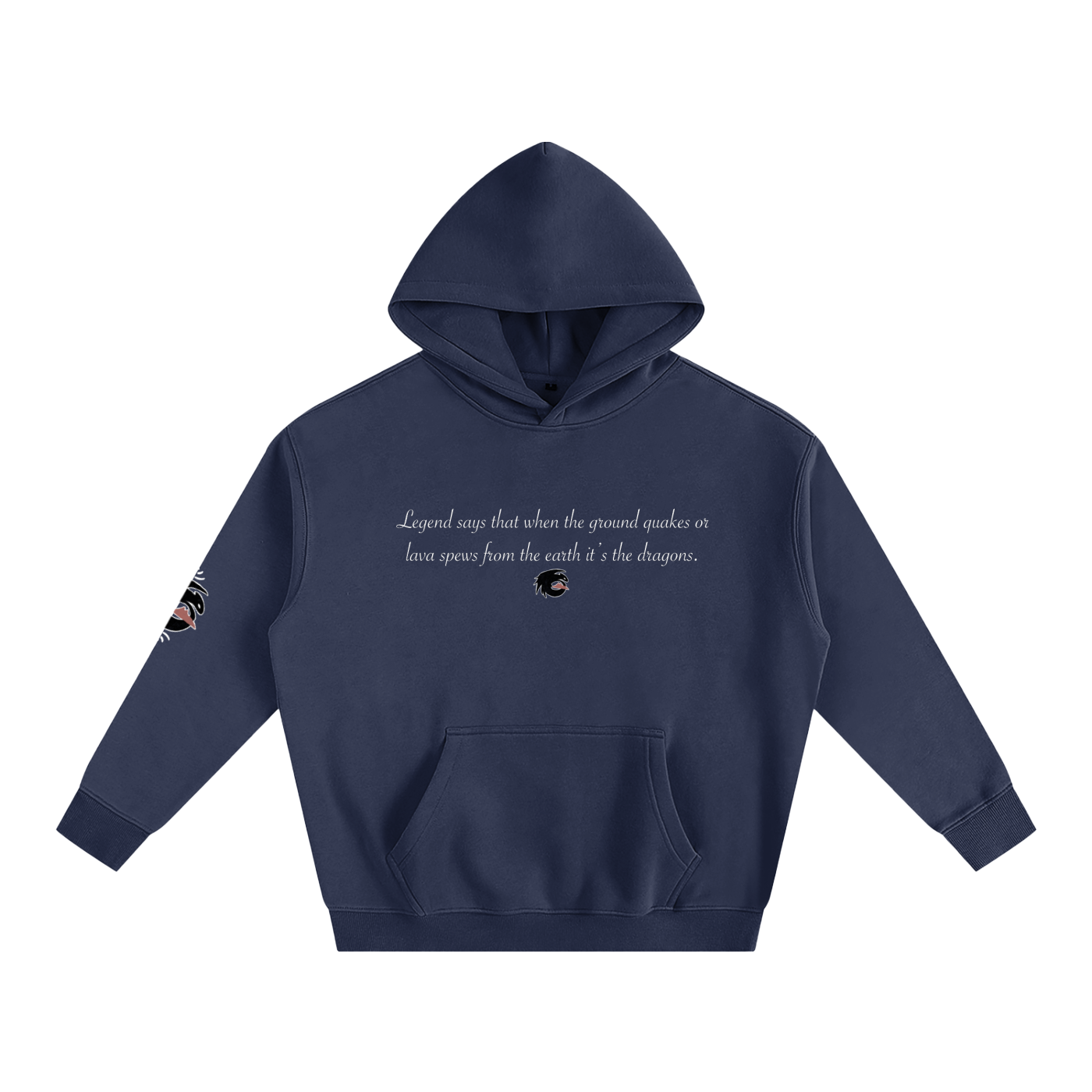 Midnight Bond - Oversize Fleeced Hoodie