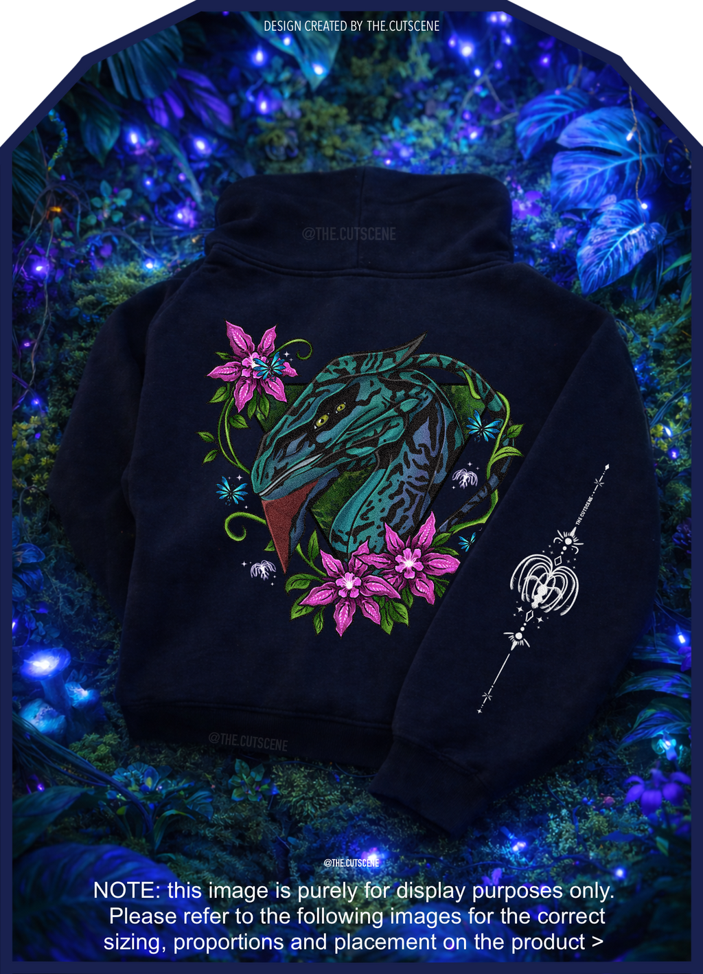 Spirit of the banshee - ( pink ) - oversized fleece hoodie
