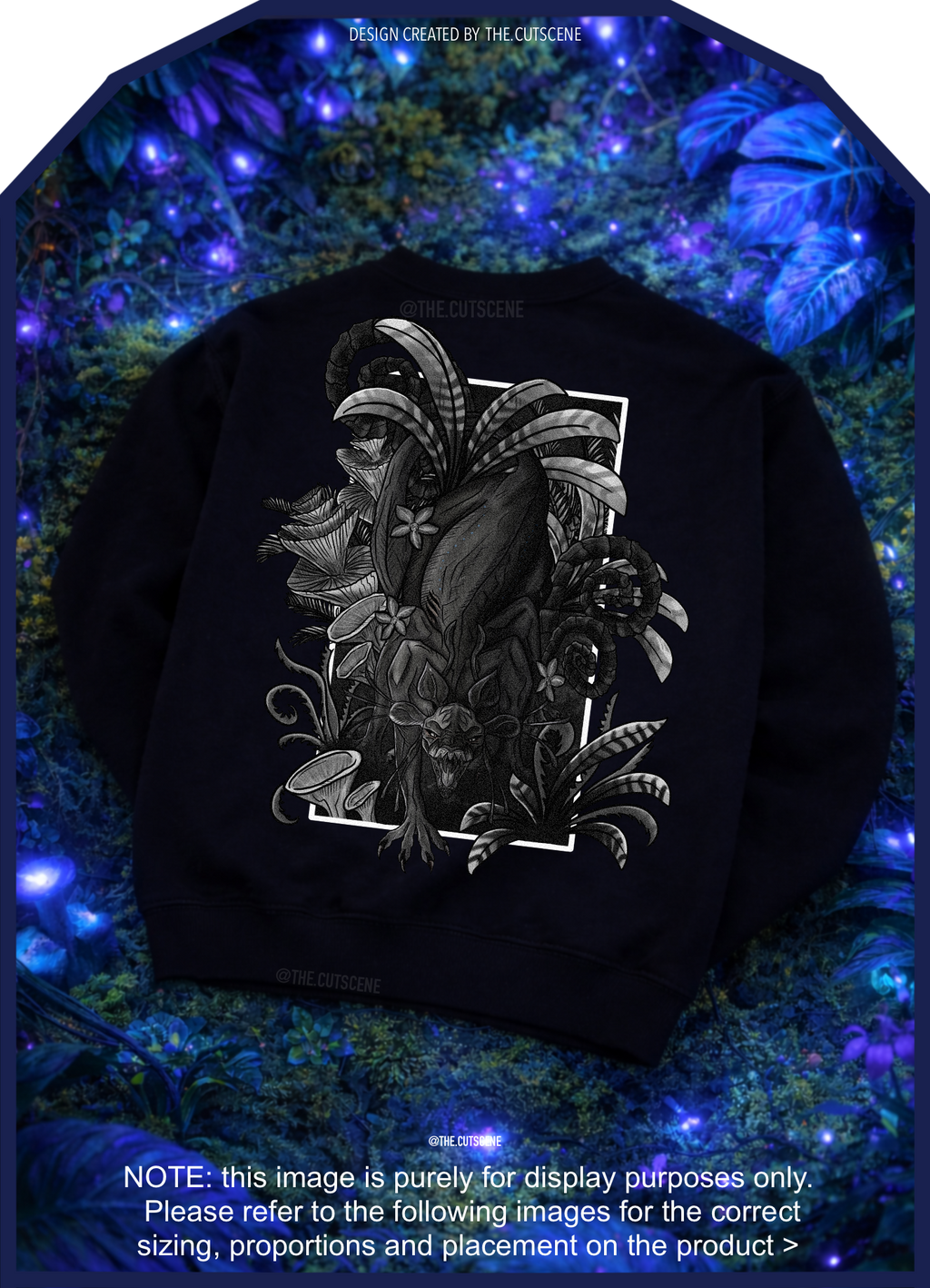 Echo of the first beast -( Lighter design B&W ) Essential Heavyweight Crewneck Sweatshirt