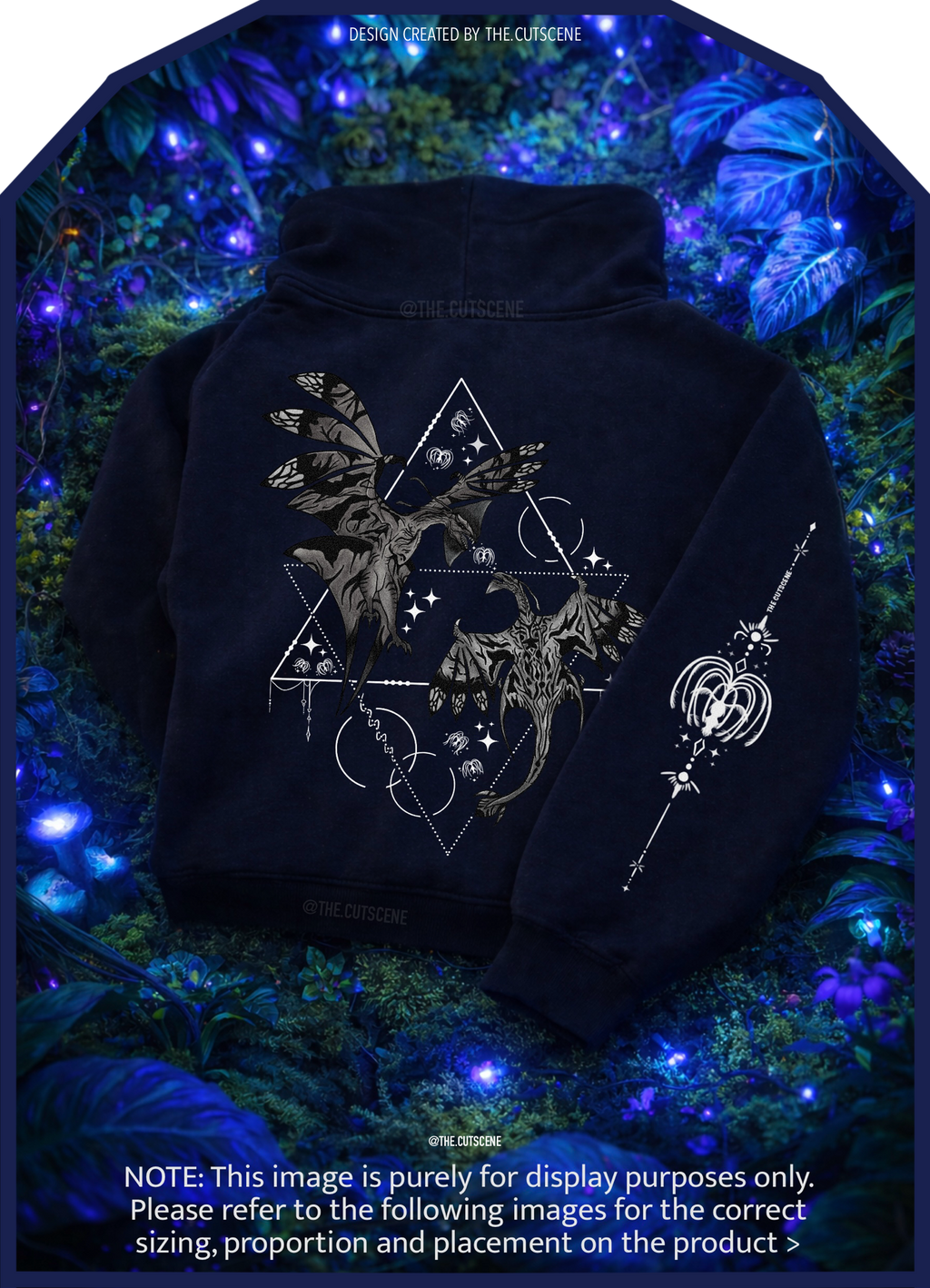 Wings Of The First Bond (BLACK&WHITE) - Darker Colours ) Oversized Fleece Hoodie
