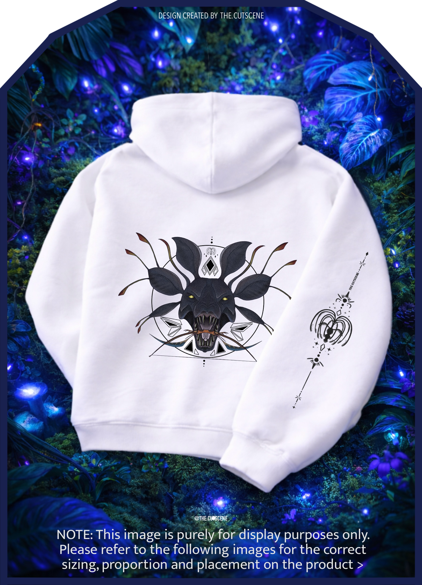 Hunter Of The Forest - Lighter colours ) Oversized Fleece Hoodie