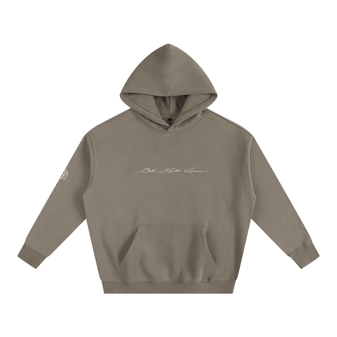 Echo Of The First Beast  - Darker Colours ) Oversized Fleece Hoodie