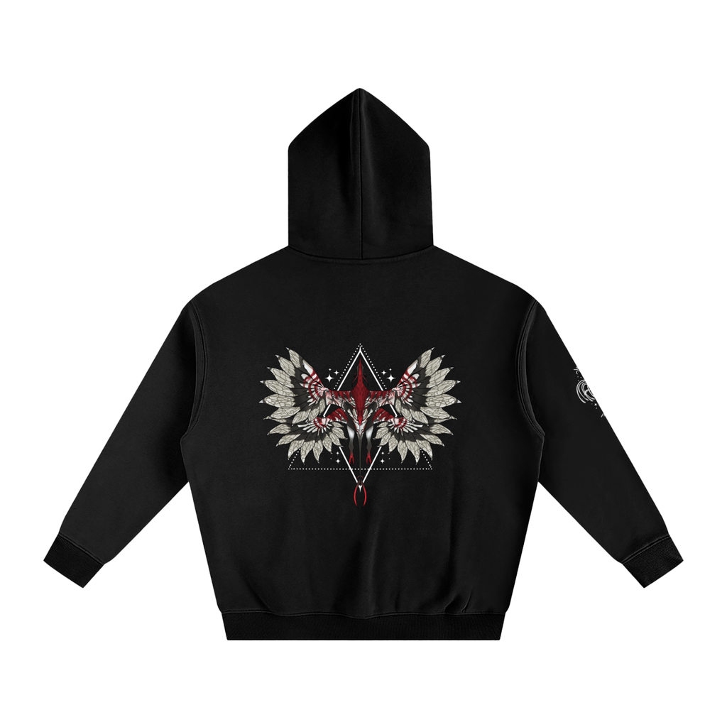 Beast Within The Shadows - Darker Colours ) Oversized Fleece Hoodie