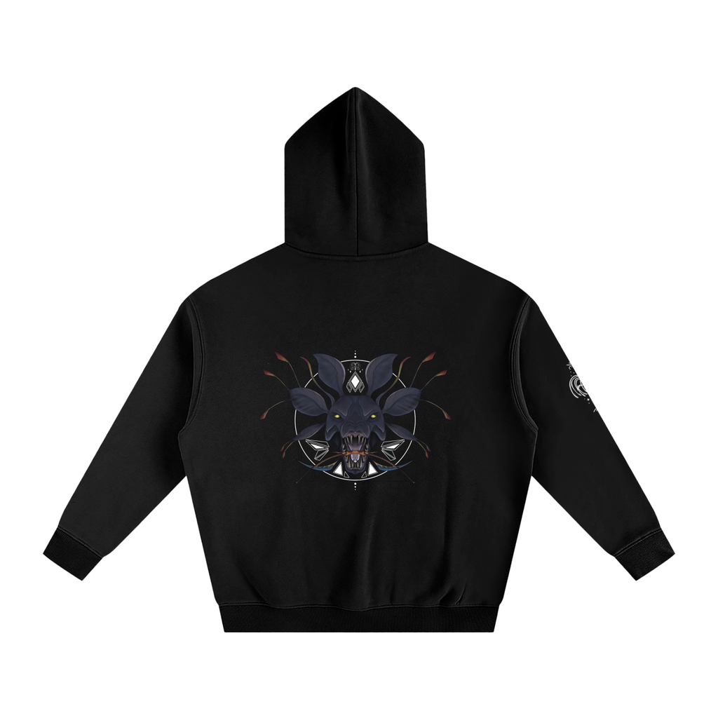 Hunter Of The Forest - darker colours ) Oversized Fleece Hoodie
