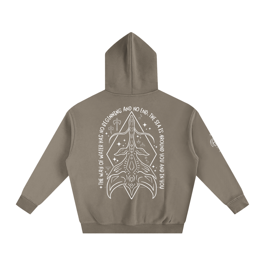 First Bond - Darker Colours ) Oversized Fleece Hoodie
