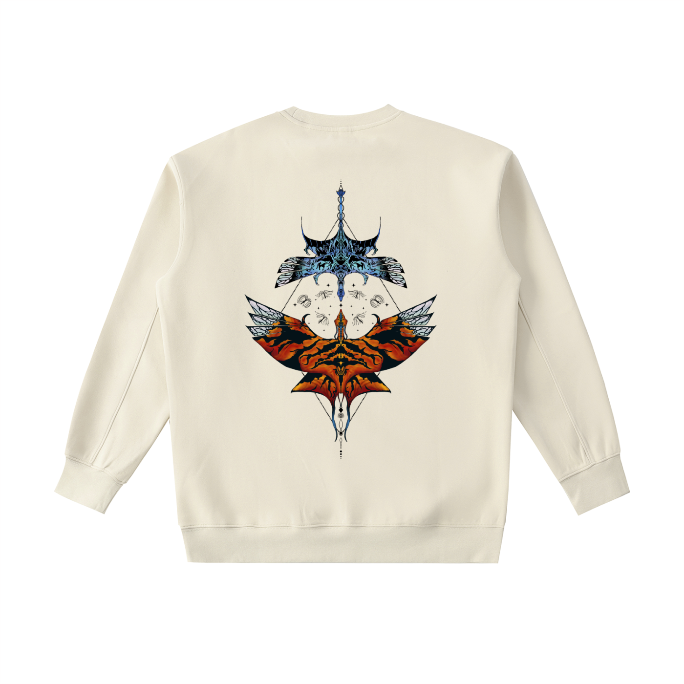 Aerial Convergence - ( darker Design)  Essential Heavyweight Crewneck Sweatshirt