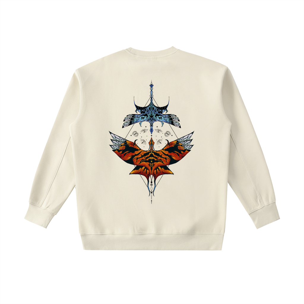 Aerial Convergence - ( darker Design)  Essential Heavyweight Crewneck Sweatshirt