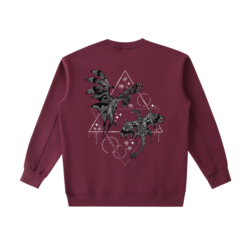 Wings of the first bond - ( Lighter design B&W ) Essential Heavyweight Crewneck Sweatshirt
