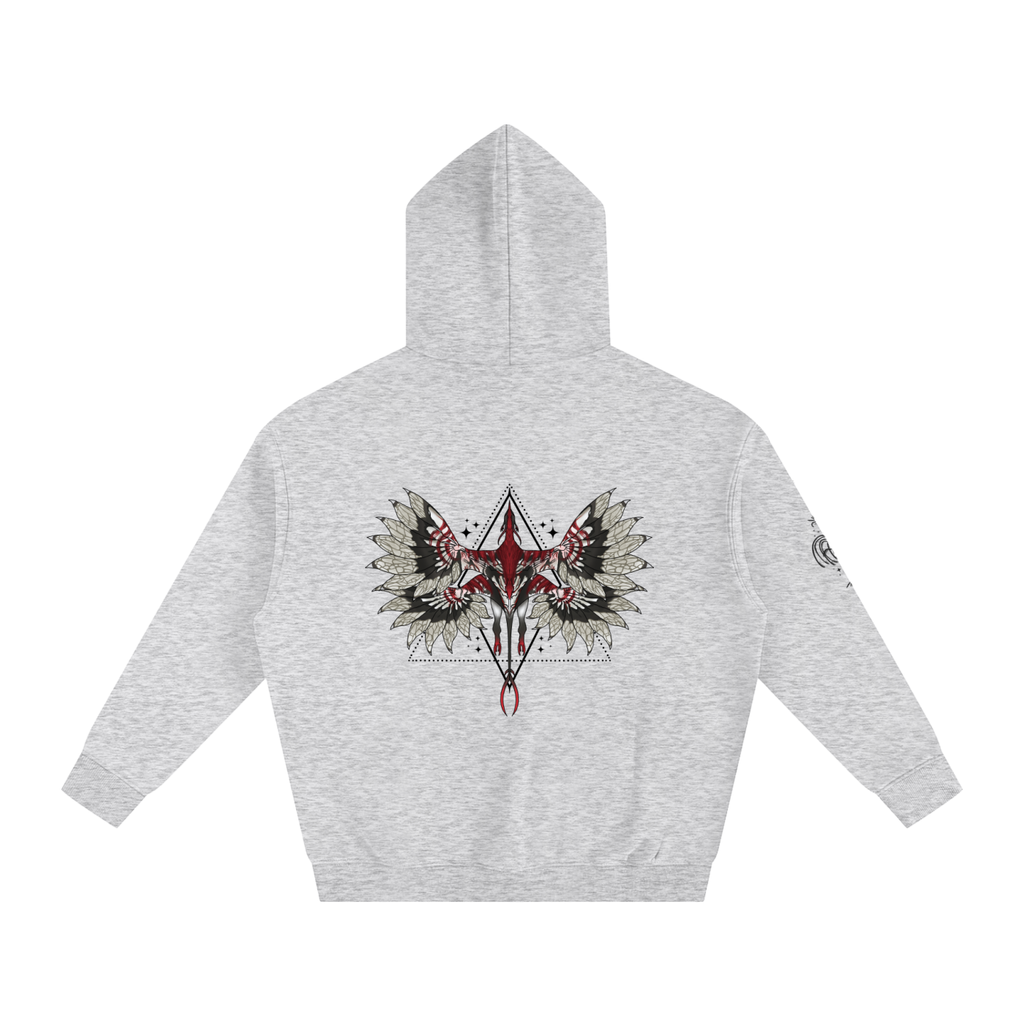 Beast Within The Shadows - Lighter Colours ) Oversized Fleece Hoodie