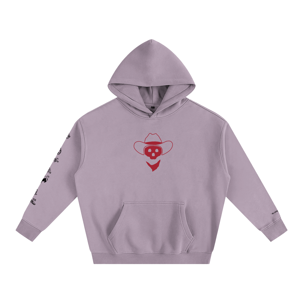Forever Outlawed - coloured ( lighter ) Oversize Fleeced Hoodie