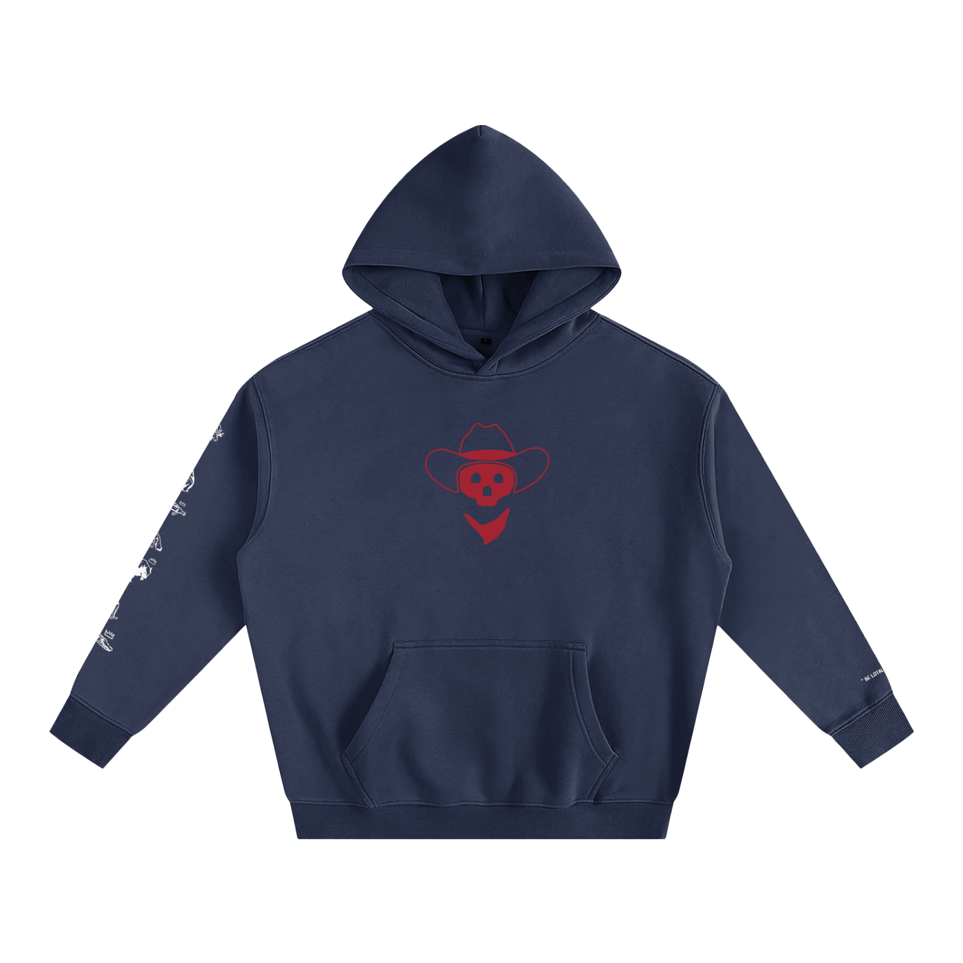 Forever Outlawed - coloured ( Darker ) Oversize Fleeced Hoodie