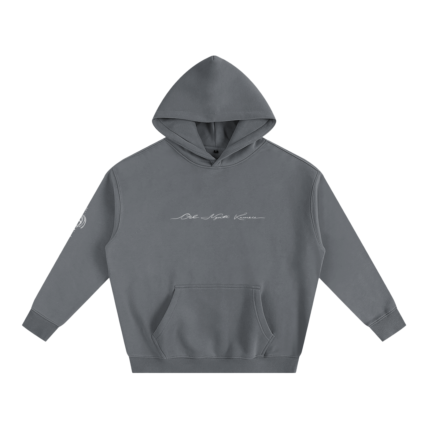Echo Of The First Beast (BLACK&WHITE) - Darker Colours ) Oversized Fleece Hoodie