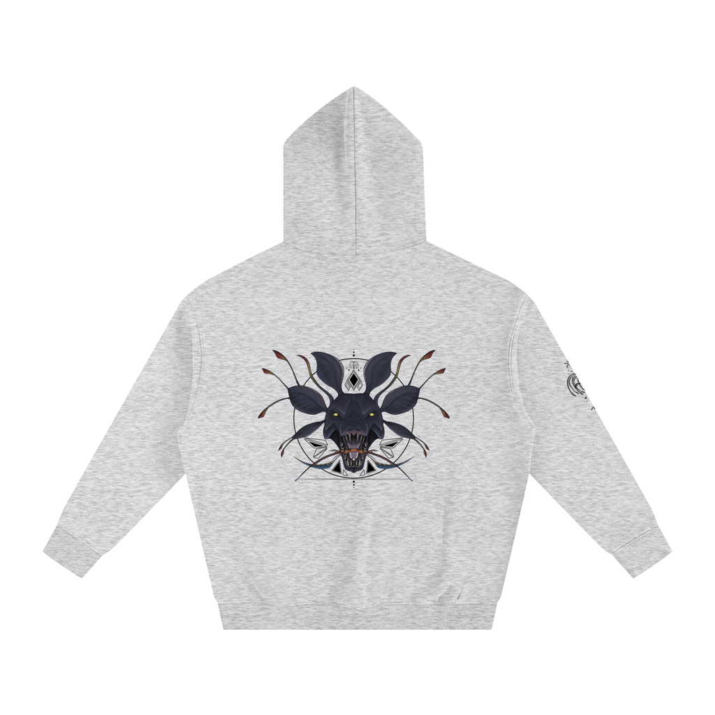 Hunter Of The Forest - Lighter colours ) Oversized Fleece Hoodie