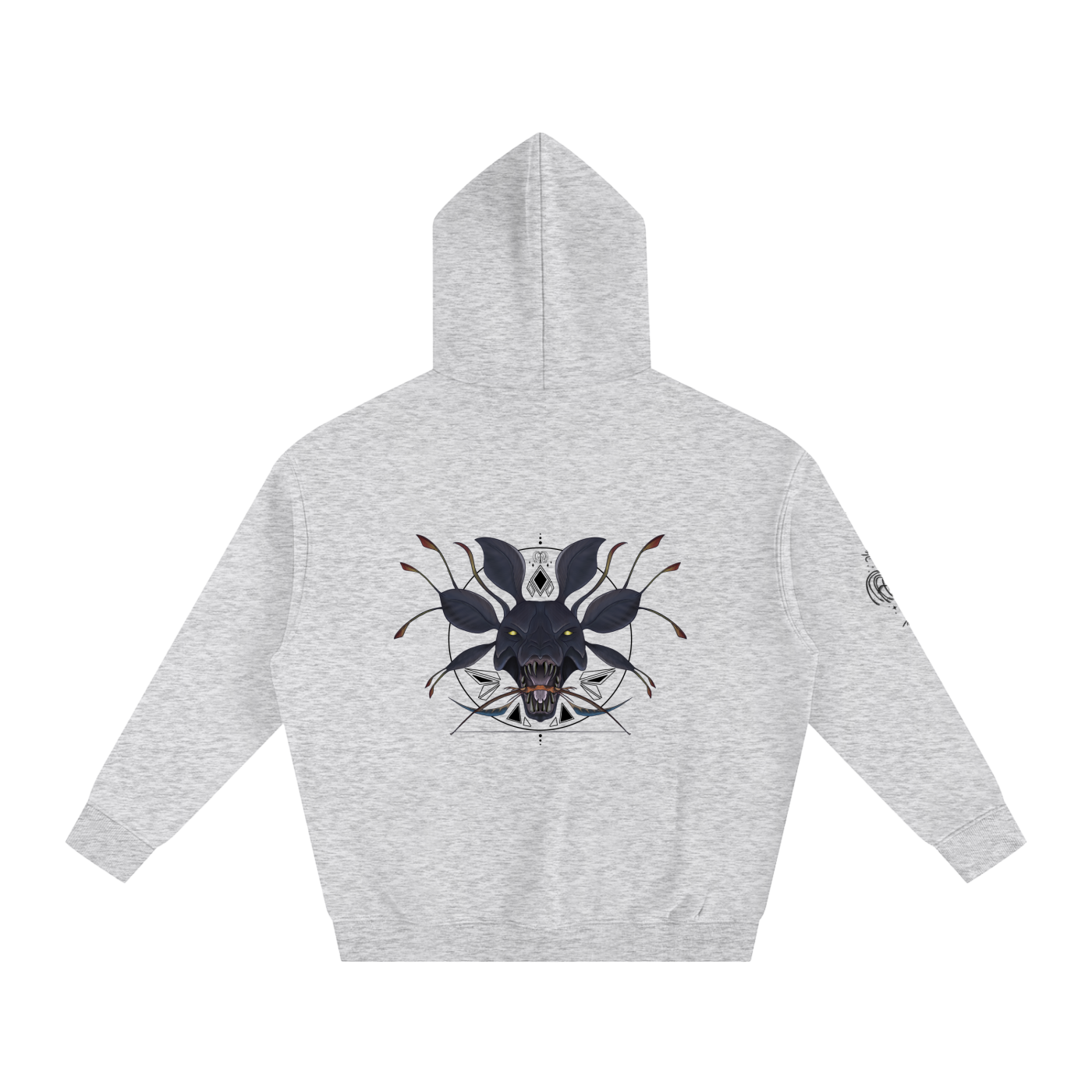 Hunter Of The Forest - Lighter colours ) Oversized Fleece Hoodie