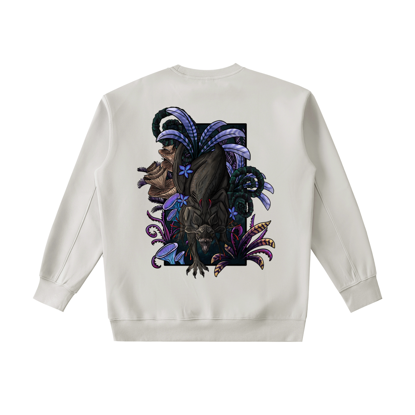 Echo of the first beast -( darker design ) Essential Heavyweight Crewneck Sweatshirt