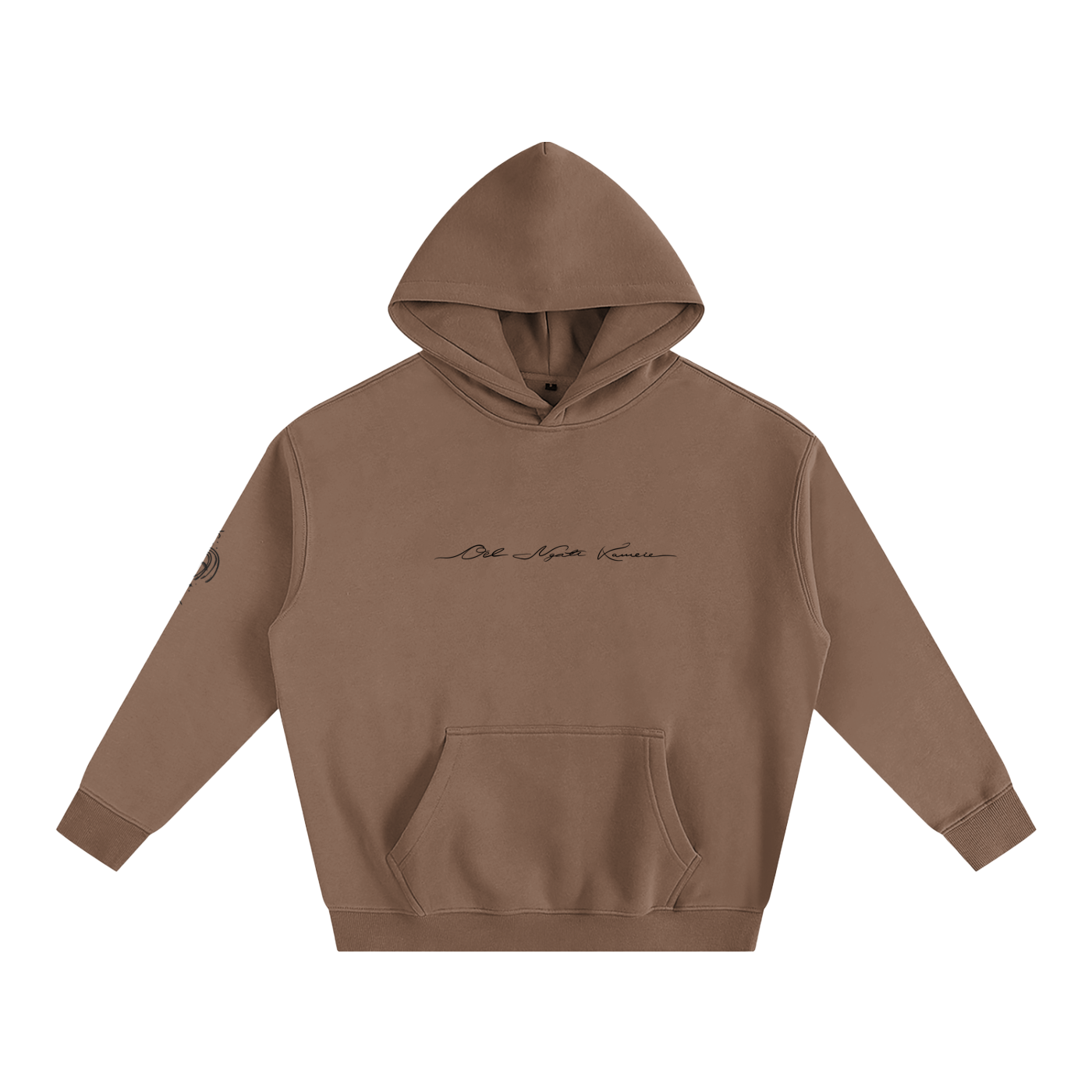 Echo Of The First Beast (BLACK&WHITE) - Lighter Colours ) Oversized Fleece Hoodie