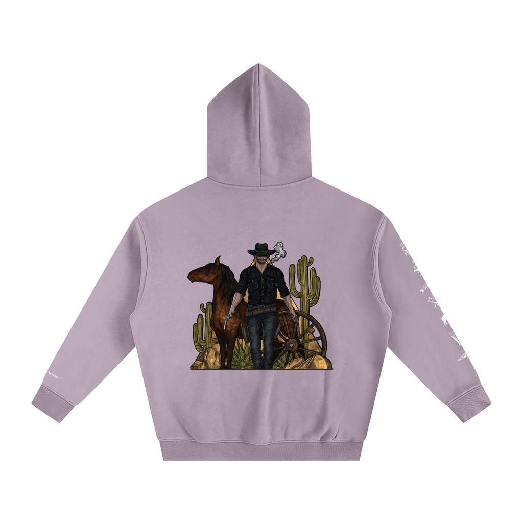Forever Outlawed - coloured ( Darker ) Oversize Fleeced Hoodie