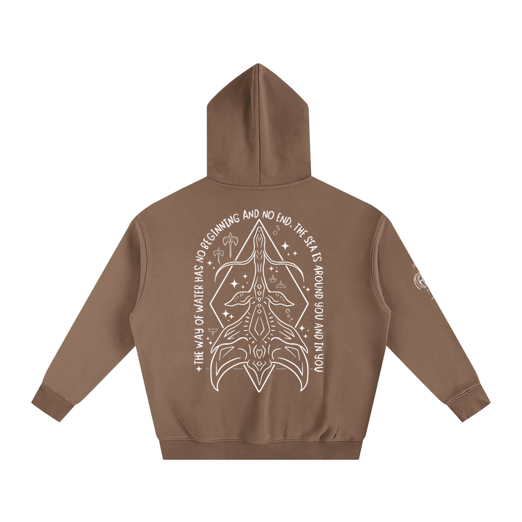 First Bond - Darker Colours ) Oversized Fleece Hoodie
