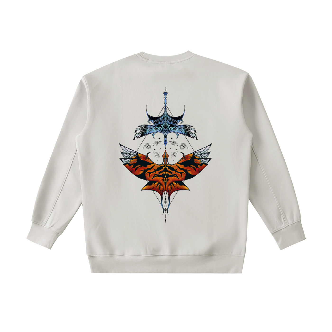 Aerial Convergence - ( darker Design)  Essential Heavyweight Crewneck Sweatshirt