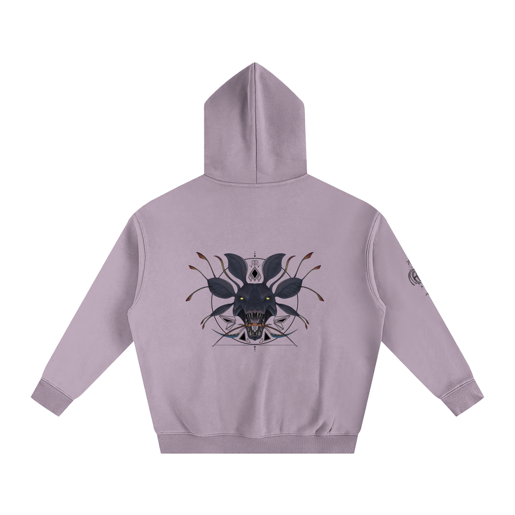 Hunter Of The Forest - Lighter colours ) Oversized Fleece Hoodie