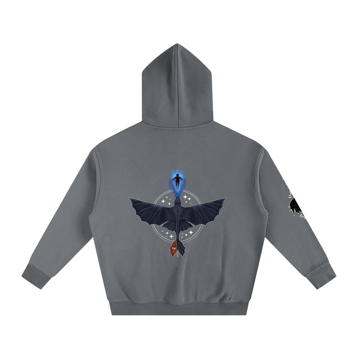Midnight Bond - Oversize Fleeced Hoodie