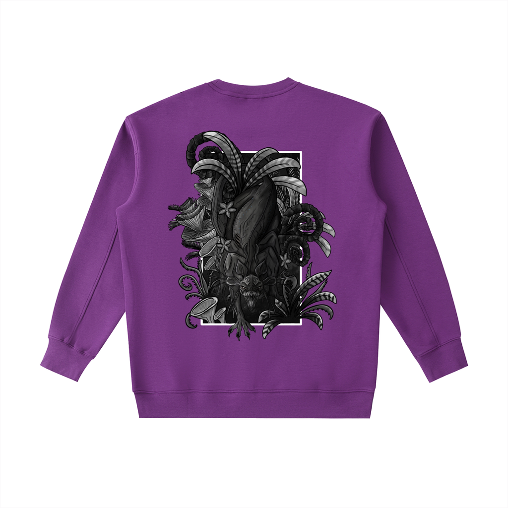 Echo of the first beast -( Lighter design B&W ) Essential Heavyweight Crewneck Sweatshirt