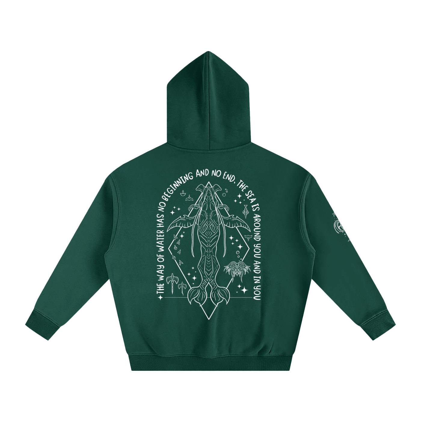 Spirit Sibling - Darker Colours ) Oversized Fleece Hoodie