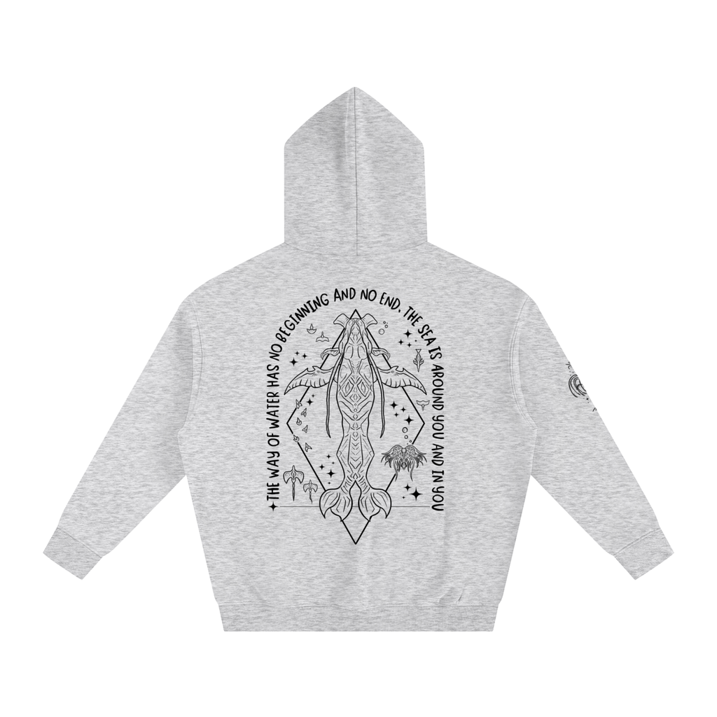 Spirit Sibling - Lighter Colours ) Oversized Fleece Hoodie