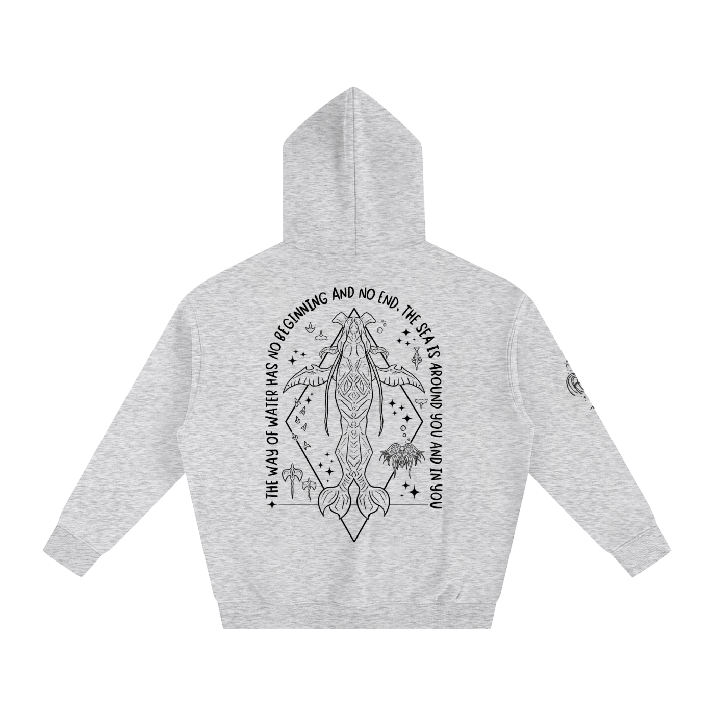 Spirit Sibling - Lighter Colours ) Oversized Fleece Hoodie