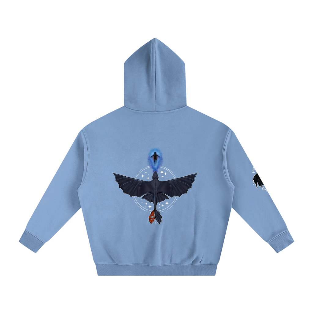 Midnight Bond - Oversize Fleeced Hoodie