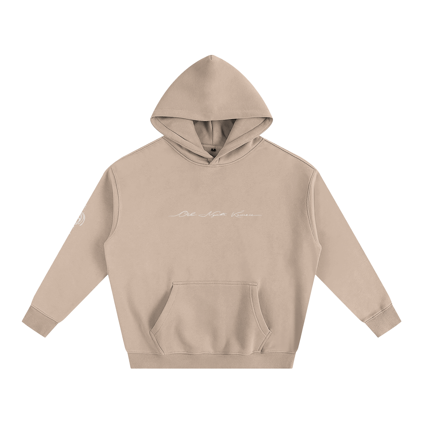 Echo Of The First Beast (BLACK&WHITE) - Darker Colours ) Oversized Fleece Hoodie