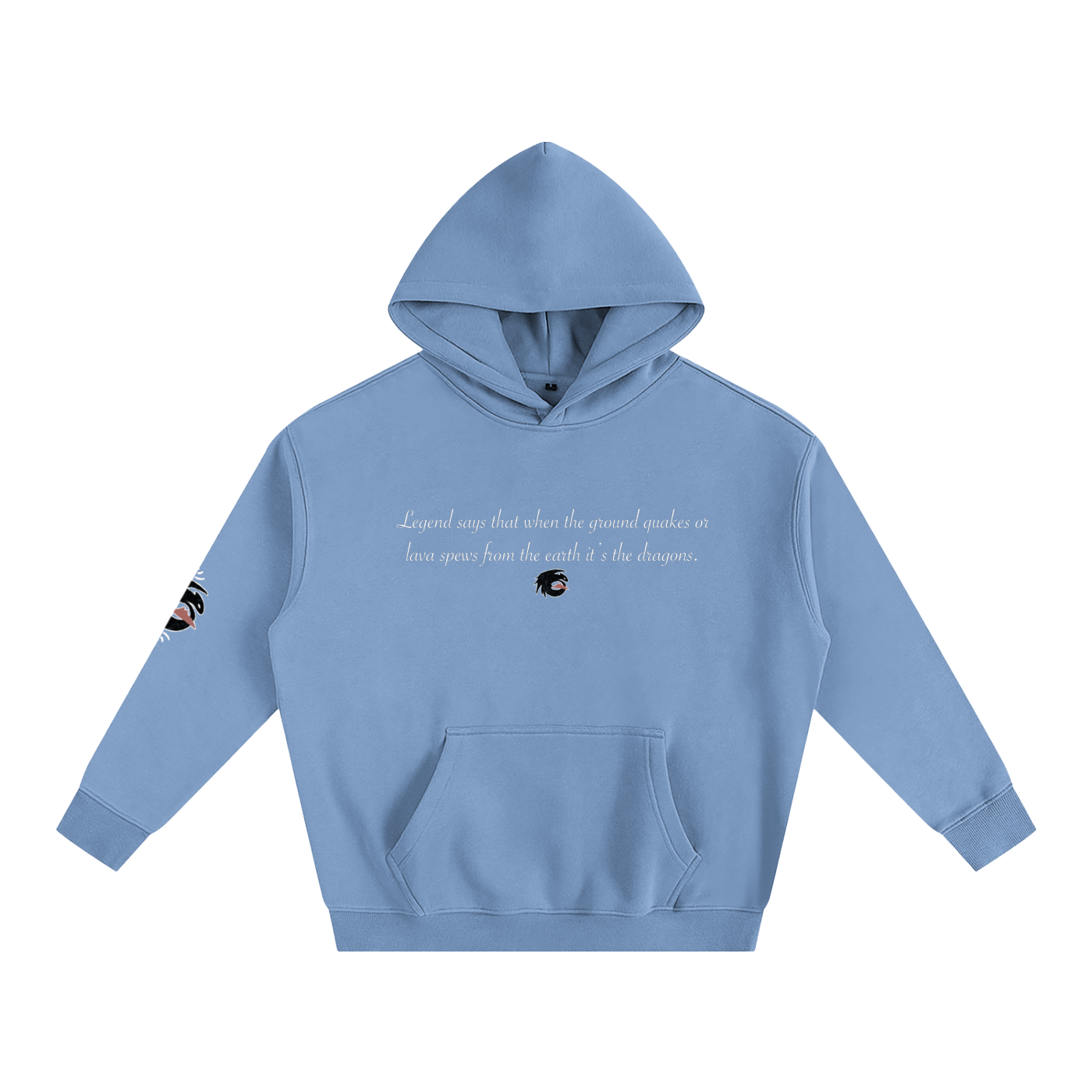 Midnight Bond - Oversize Fleeced Hoodie