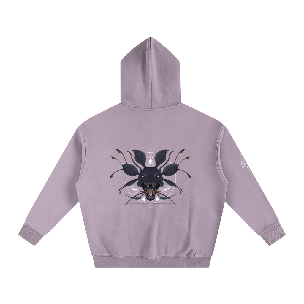 Hunter Of The Forest - darker colours ) Oversized Fleece Hoodie