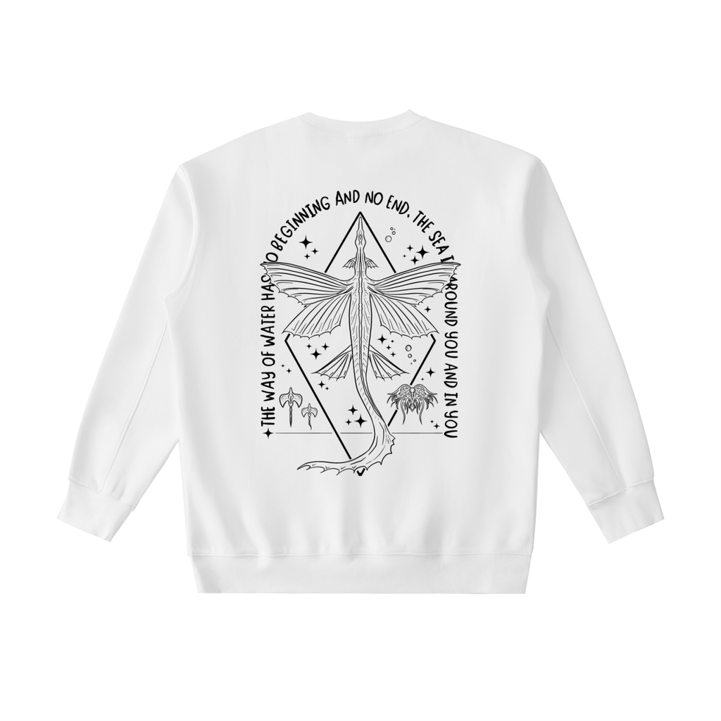 Ocean wings - ( darker Design )  Essential Heavyweight Crewneck Sweatshirt