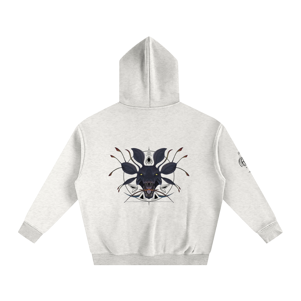 Hunter Of The Forest - Lighter colours ) Oversized Fleece Hoodie