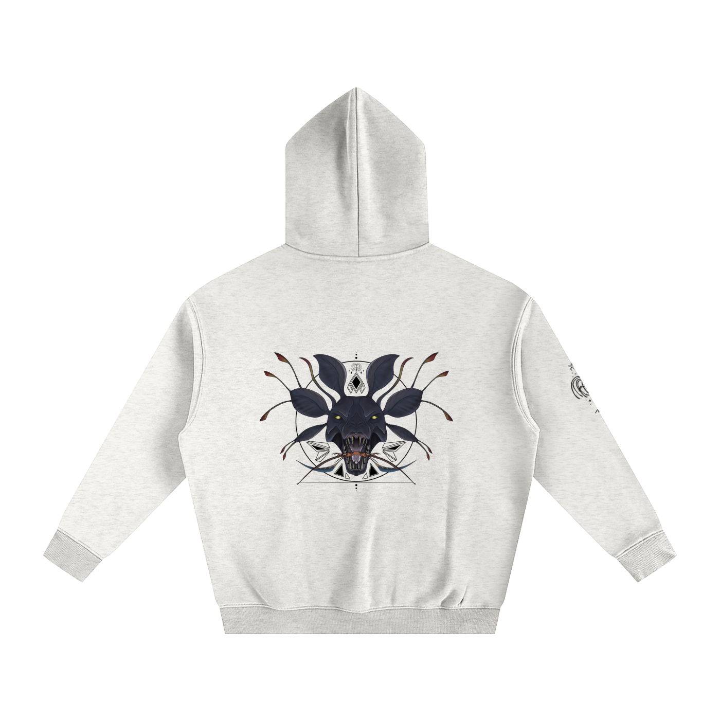 Hunter Of The Forest - Lighter colours ) Oversized Fleece Hoodie