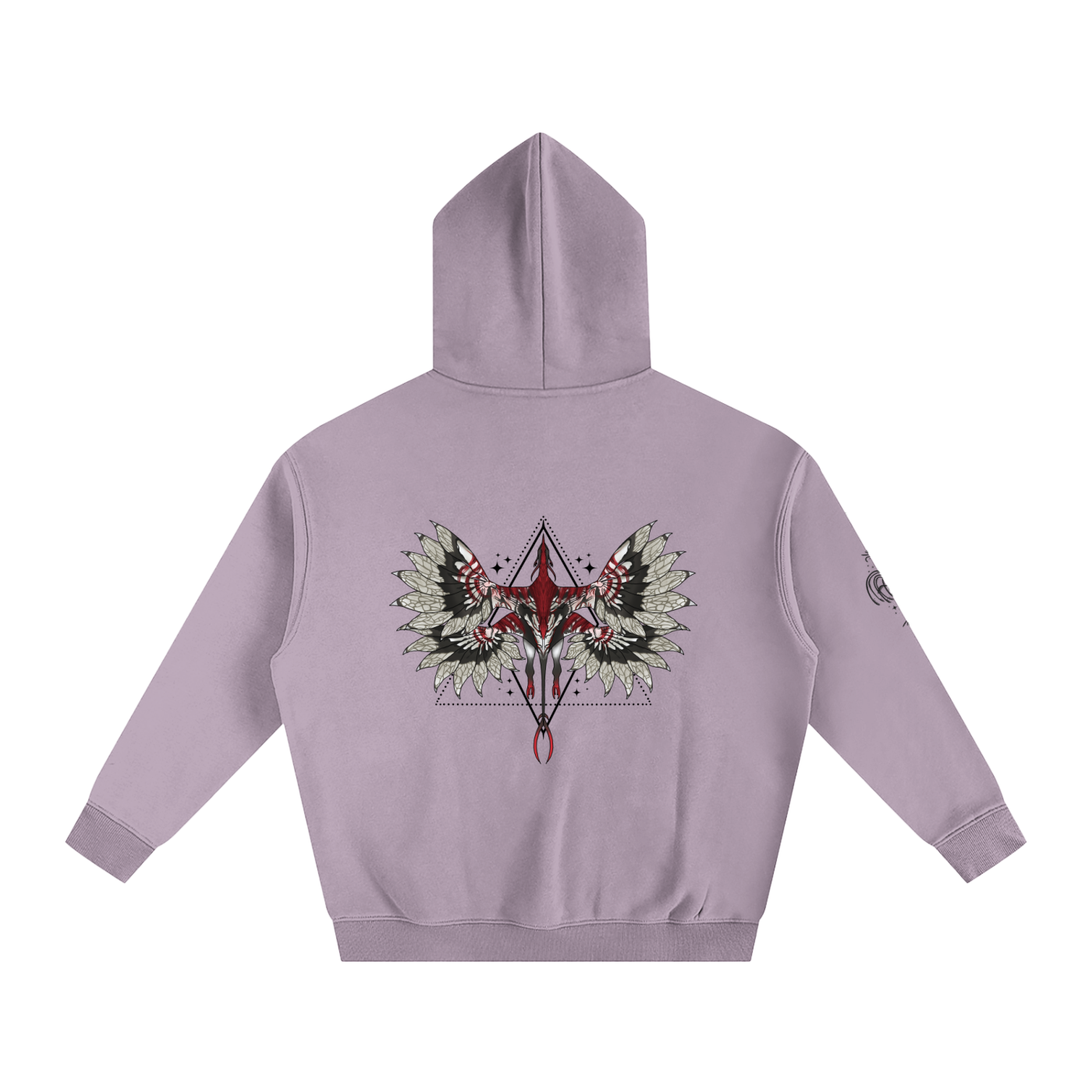 Beast Within The Shadows - Lighter Colours ) Oversized Fleece Hoodie