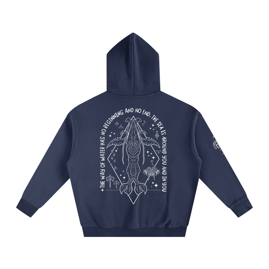 Spirit Sibling - Darker Colours ) Oversized Fleece Hoodie