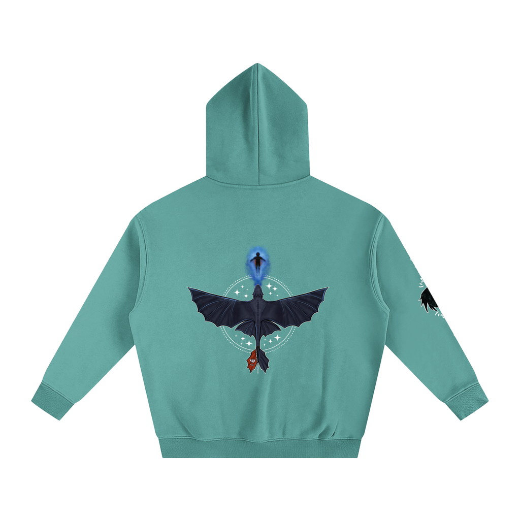 Midnight Bond - Oversize Fleeced Hoodie