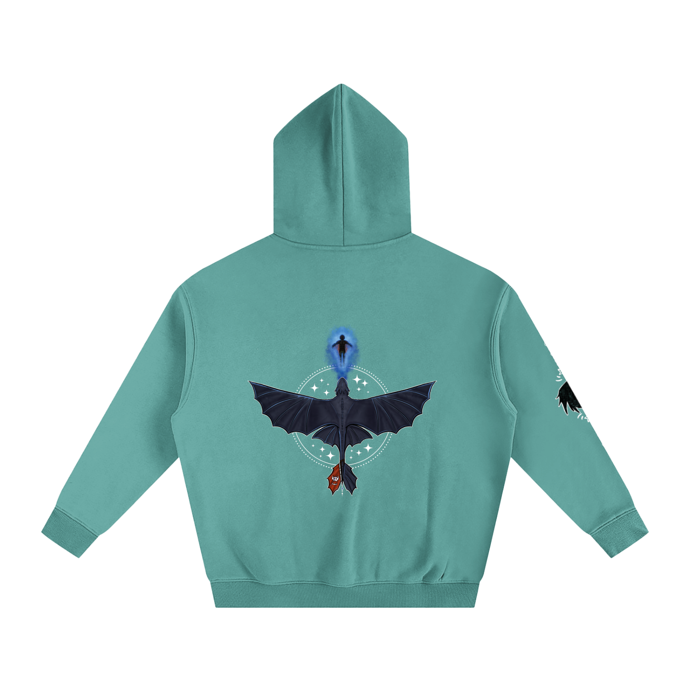 Midnight Bond - Oversize Fleeced Hoodie