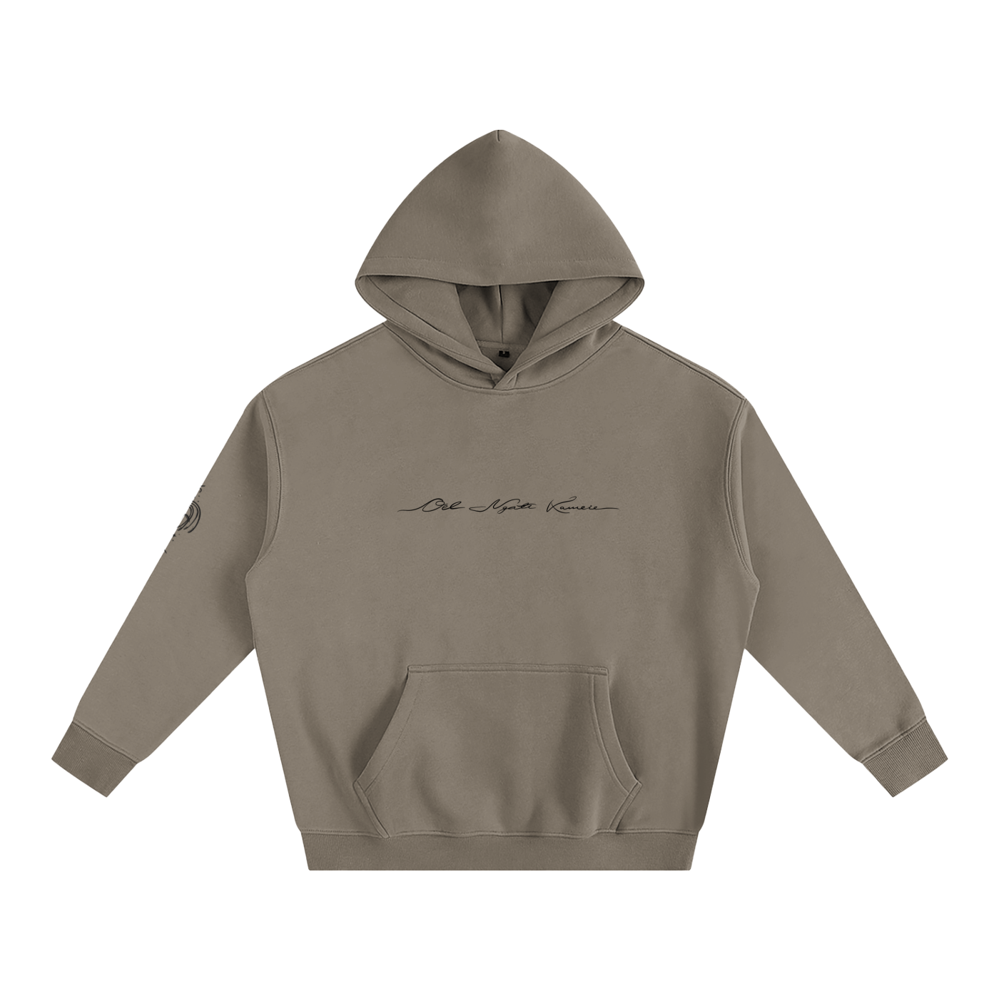 Echo Of The First Beast  - Lighter Colours ) Oversized Fleece Hoodie